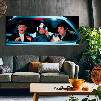 tableau cinema la soupe aux choux incrustation montage personnalisé