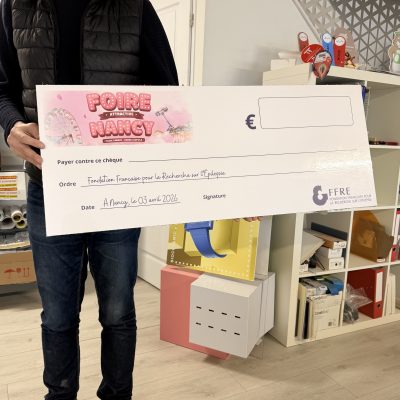 chèque géant personnalisé velleda