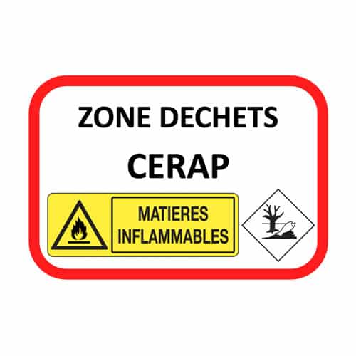 panneau zone déchets CERAP
