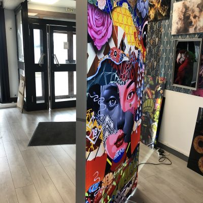 cadre LED retro éclairé