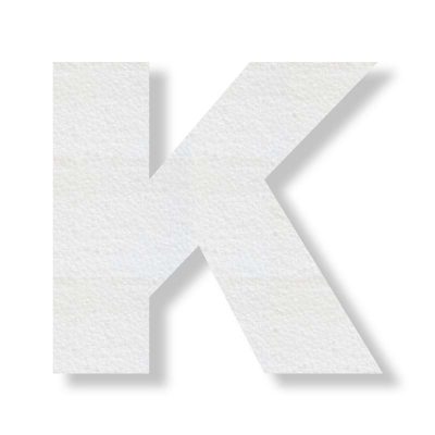lettre K polystyrène mariage