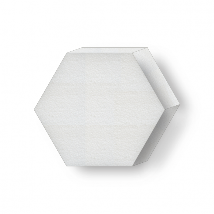 hexagone en polystyrène
