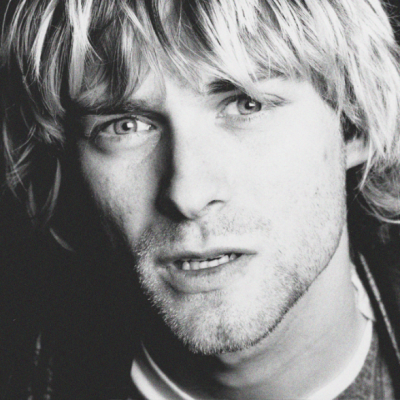 tableau vintage kurt kobain groupe de rock nirvana