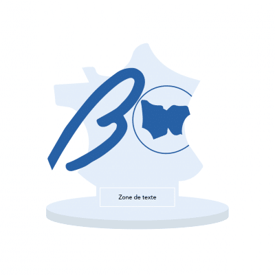 trophée plexiglass personalisable