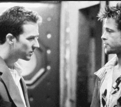 tableau brad pitt fight club affiche film