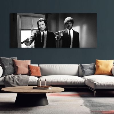 tableau film pulp fiction uma thurman bruce willis