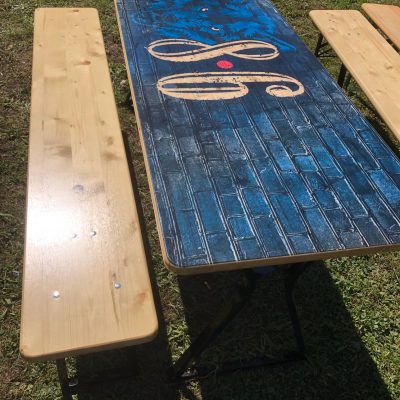 Impression sur bois decor table personnalisée