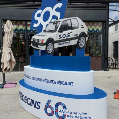 logo polystyrène XXL sos medecins