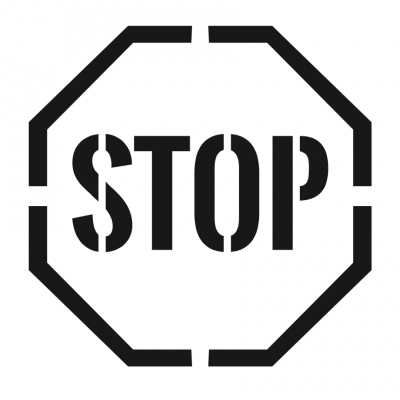 pochoir parking personnalisé