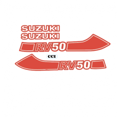 suzuki rv50 adhésif