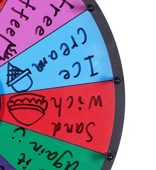 roue de table personnalisable velleda