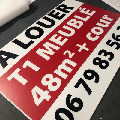 panneau a vendre à louer