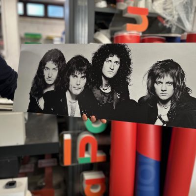 tableau queen noir et blanc imprimé