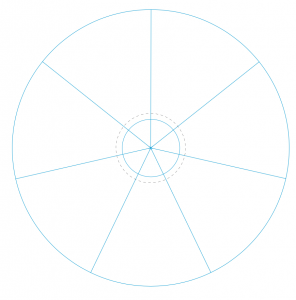 7 segments (camemberts)
