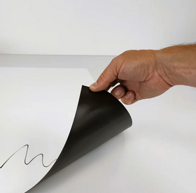 Option imprimable magnétique (rond base ferreuse et camemberts en magnets)