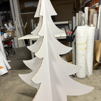 sapin blanc en carton