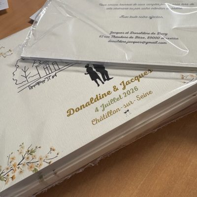 impression faire part de mariage