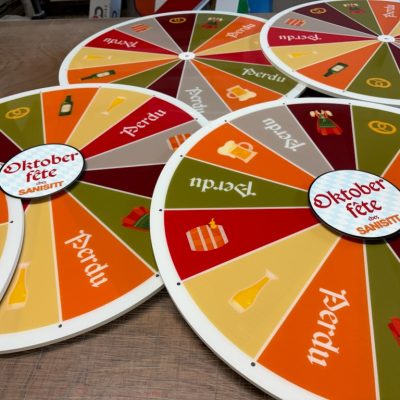 grande roue personnalisée en velleda effacable a sec