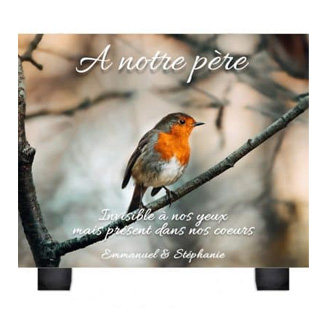 plaque funéraire personnalisée
