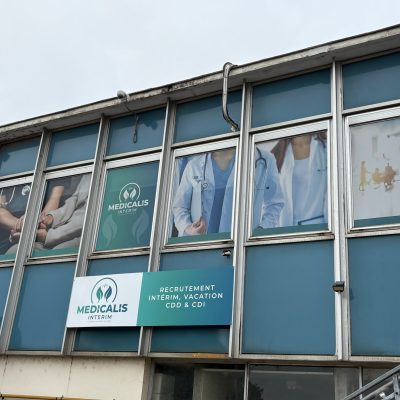 habillage de vitres micro perforé