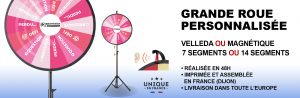 grande roue personnalisée roue de loterie magnétique ou velleda