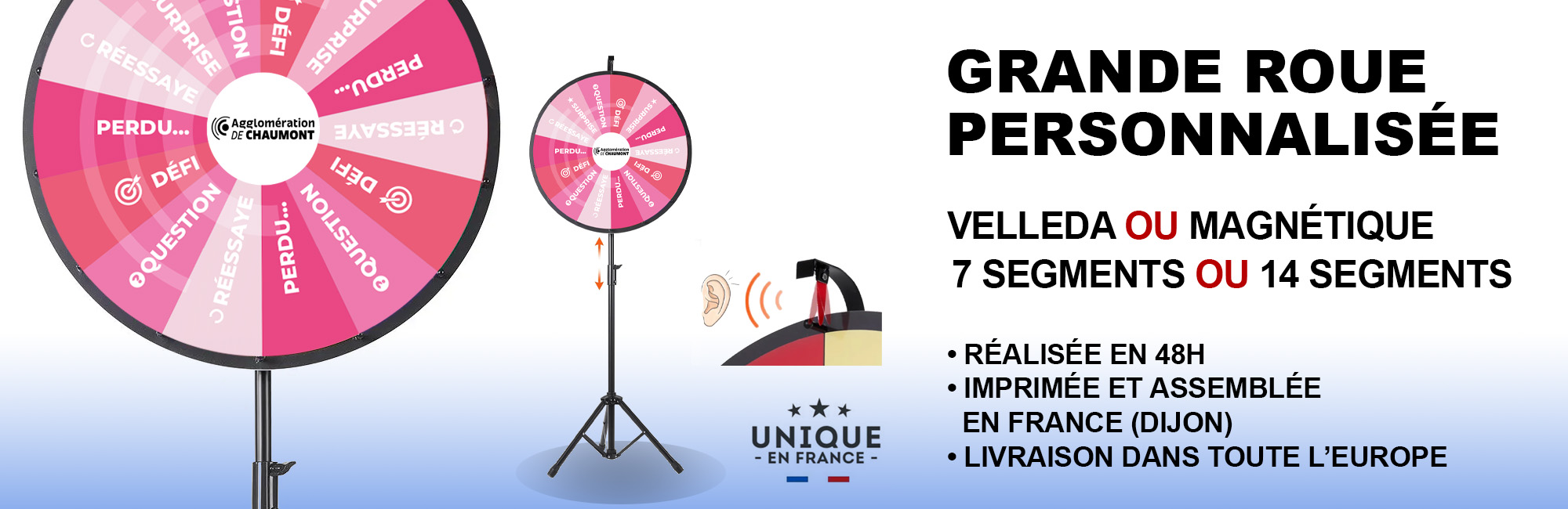 grande roue personnalisée roue de loterie
