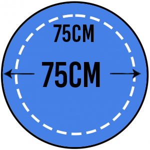 A poser par dessus le tonneau, diametre de 75cm (défaut)