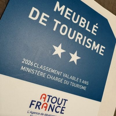 Plaque de classement 2 étoiles plastification normale