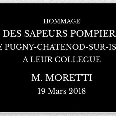 plaque commemorative dijon