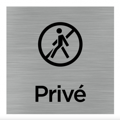 plaque privé hotel porte