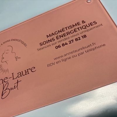 plaque professionnelle magnetiseuse