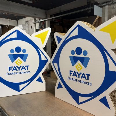 LOGO XL en carton alvéolaire