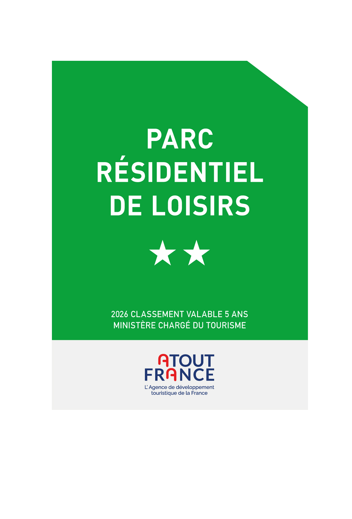 panonceau parc résidentiel de loisirs 2 étoiles
