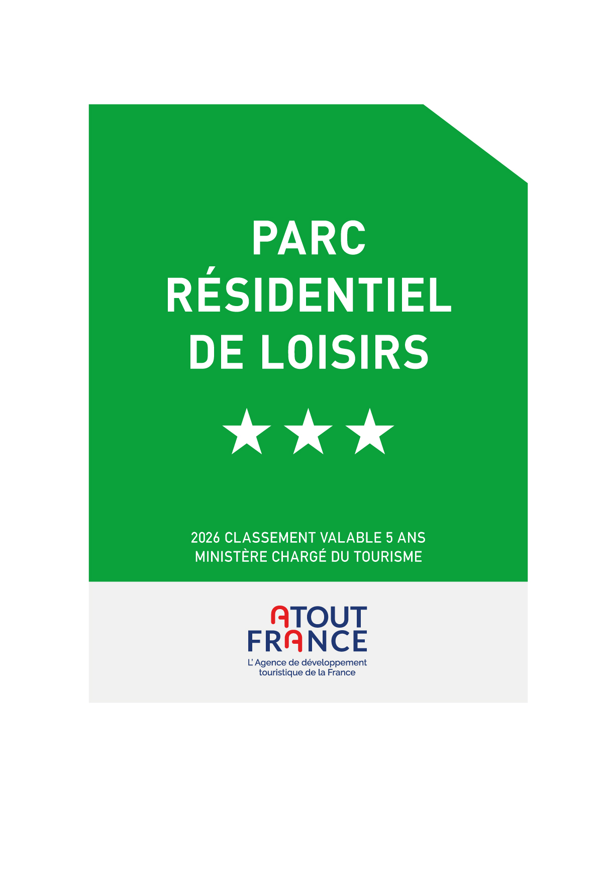 panonceau parc résidentiel de loisirs 3 étoiles