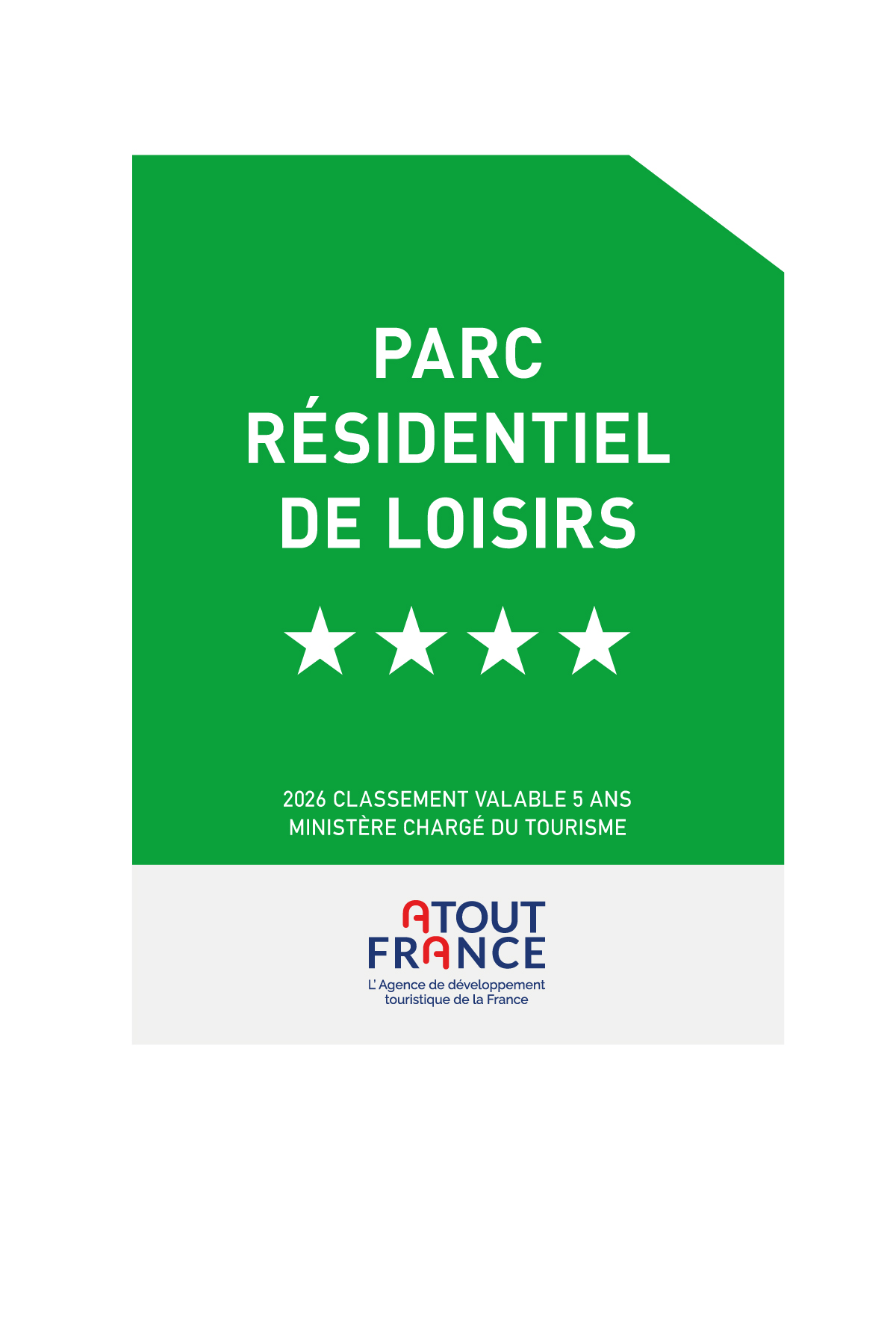 panonceau parc résidentiel de loisirs 4 étoiles