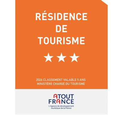 panneau residence tourisme 3 étoiles