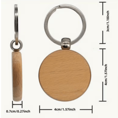 porte clef bois