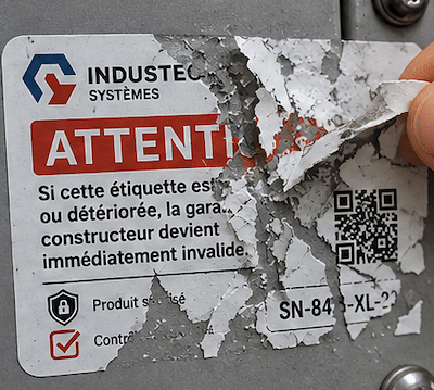 Adhésif ultra-destructible industriel personnalisé