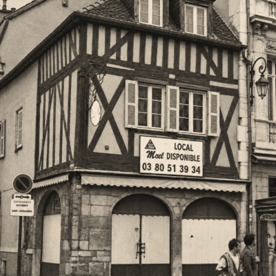 Décoration murale Dijon en photographie vintage